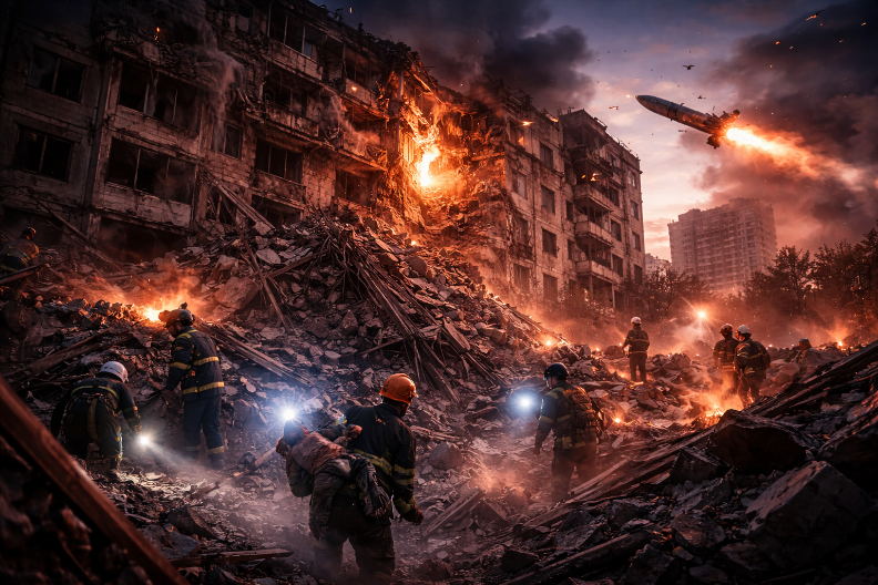 NOVA RUSKA RAKETA SEJE SMRT! Udar koji je zaledio svet: Zgrada nestala u sekundi