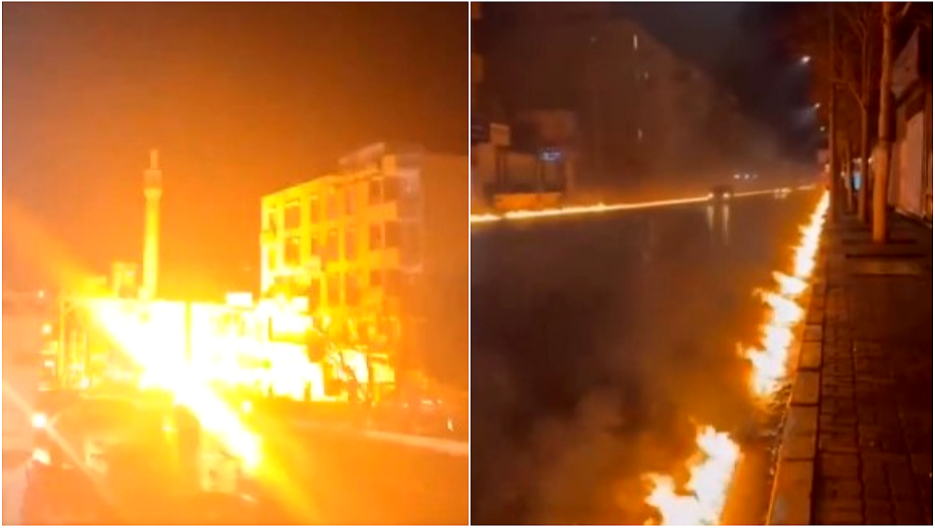 VATRENI POTOCI NA ULICAMA GRADA Masovni napad na Emirate, Teheran gori, a Tramp tek SPREMA PAKAO