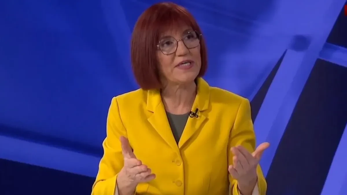 PERJANICA BLOKADERSKE N1 CRTA METU POLICIJE: Pogledajte huškačku zaslepljenost Danice Vučenić