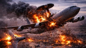 AMERIČKI DIV SRUŠEN KAO OD PAPIRA! Ruski „geranijumi“ razvalili AWACS – Pentagon u šoku i panici!