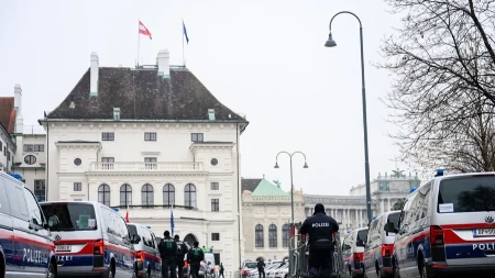 POLICIJA U BEČU ŽESTOKO RASTURILA BLOKADERE: Aktivisti pravili barikade i drvenu kulu!