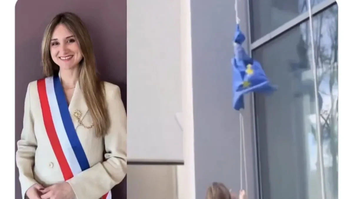 ZBOGOM, EVROPO! Francuska gradonačelnica objavila snimak kako skida zastavu EU sa gradske kuće
