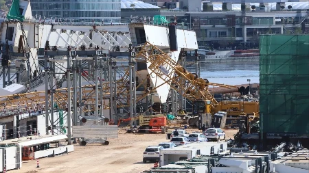 NESREĆA NA GRADILIŠTU Izvršen uviđaj povodom pogibije radnika na Novom Beogradu