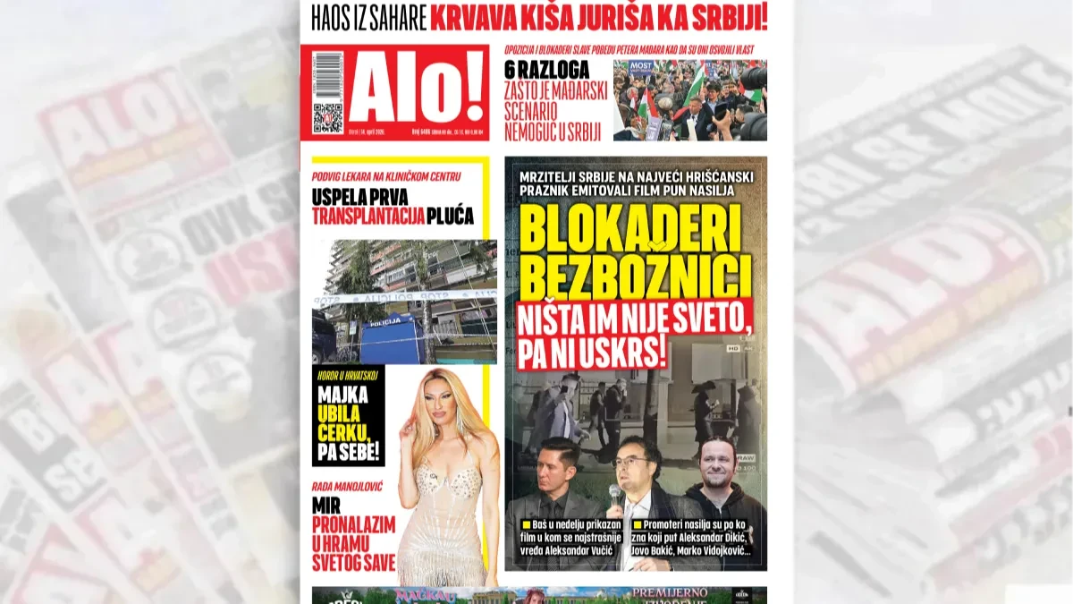 BLOKADERI BEZBOŽNICI Ništa im nije sveto, pa ni Uskrs!