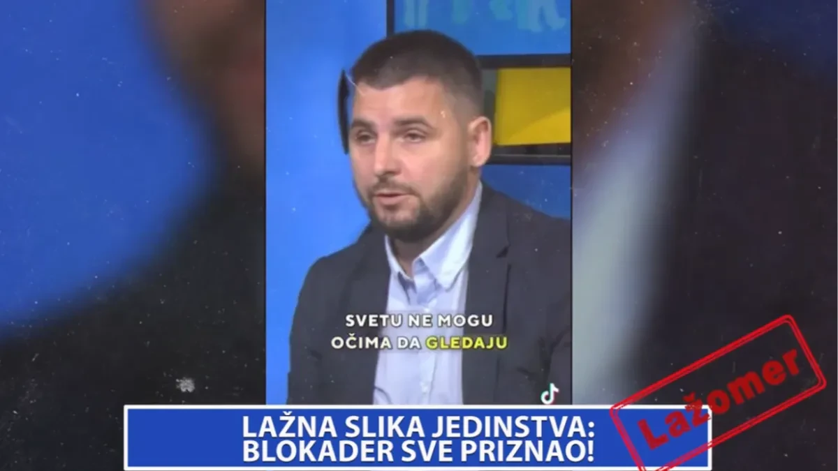 LAŽOMER: Lažna slika jedinstva - blokader sve priznao! (VIDEO)