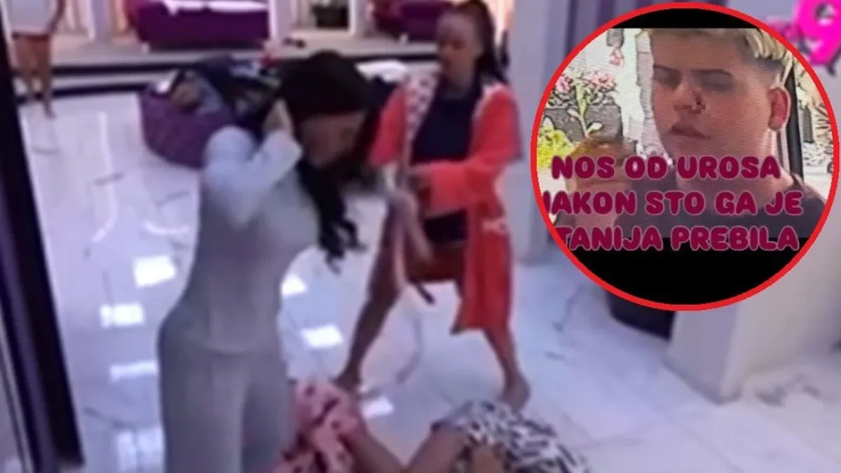 UROŠ KRVAV NAKON ŠTO GA JE STANIJA PRETUKLA Lice mu unakaženo, jeca i moli za pomoć: "Izvedite me, nije mi dobro" (VIDEO)