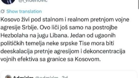 BLOKADER OTKRIO SVE "Treba nam srpska Tisa da prizna Kosovo i ukloni našu vojsku"