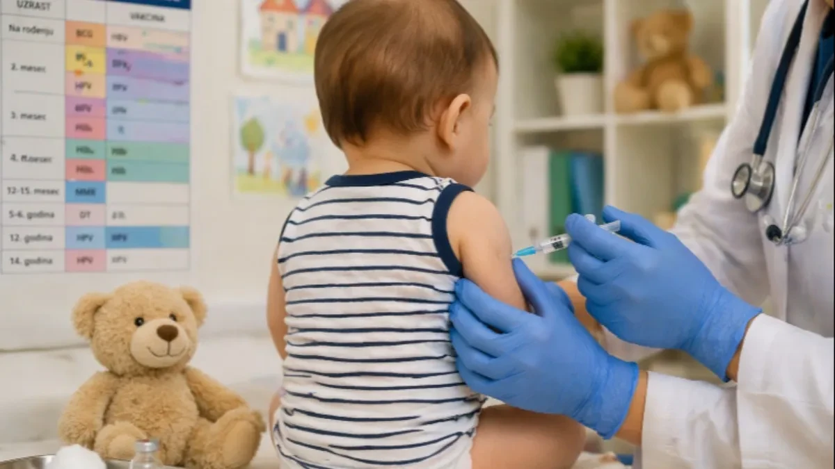 KALENDAR VAKCINACIJE U SRBIJI Kada se koja vakcina daje detetu od rođenja do 14. godine