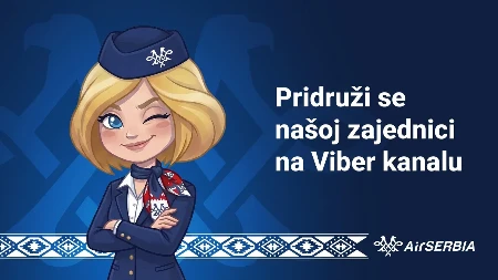 Svako putovanje počinje porukom: Er Srbija uvodi Viber stikere i pokreće svoj zvanični Viber kanal