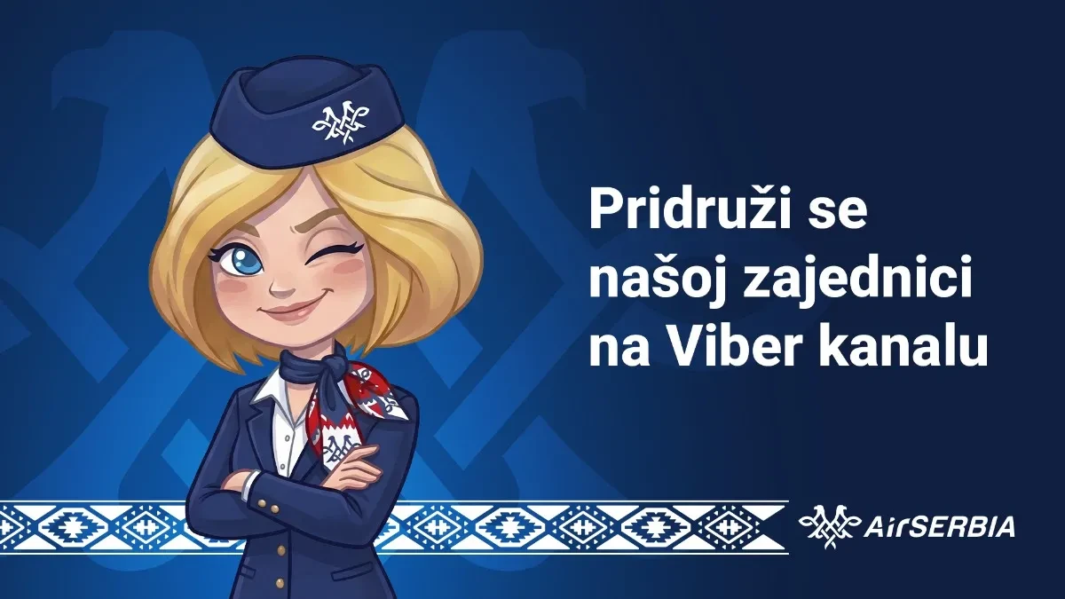 Svako putovanje počinje porukom: Er Srbija uvodi Viber stikere i pokreće svoj zvanični Viber kanal