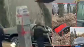 NEZAPAMĆEN HAOS NA SAHRANI! Zatrpali pokojnika u „mečki“ – snimak zapalio mreže!