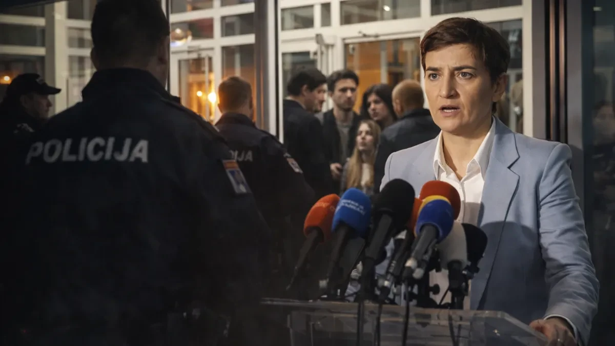 „TALAČKA KRIZA USRED BEOGRADA!“ Brnabić: Blokaderi zaključali ljude zbog izbora!