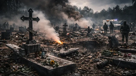 HOROR POSLE USKRSA! Groblje pogođeno, spomenici razneseni!