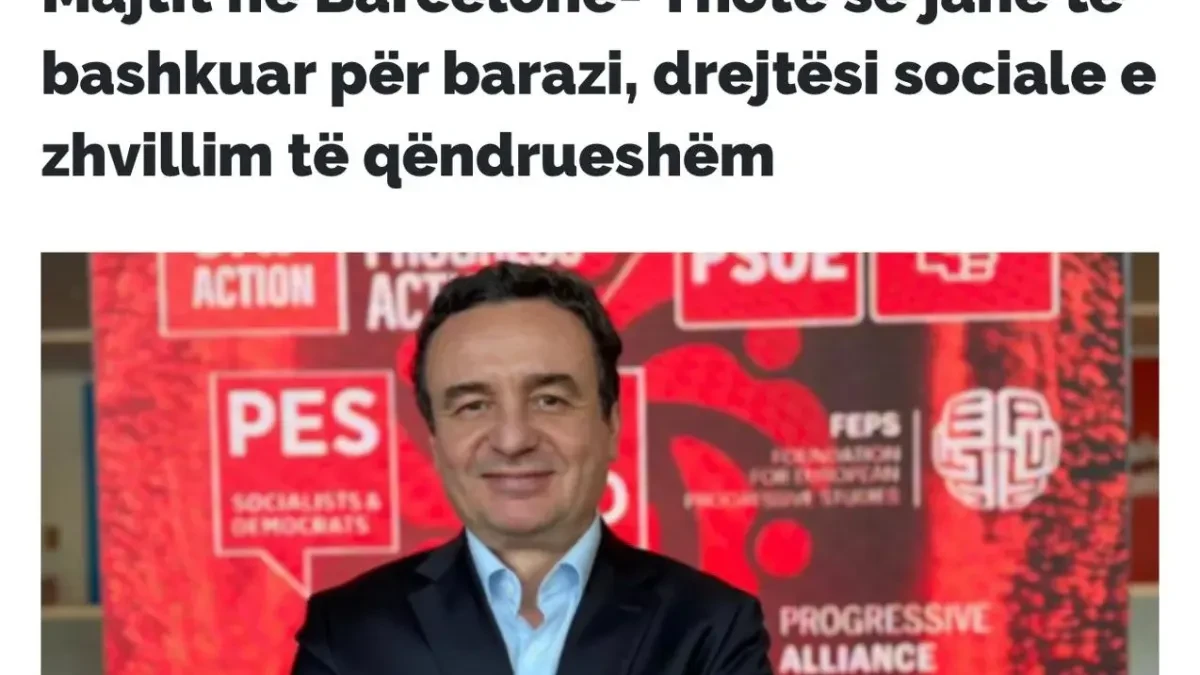 KURTI PREDVODIO BLOKADERSKU EKIPU U BARSELONI! Ovo su te "globalne progresivne snage" koje bi da preuzmu Srbiju?!
