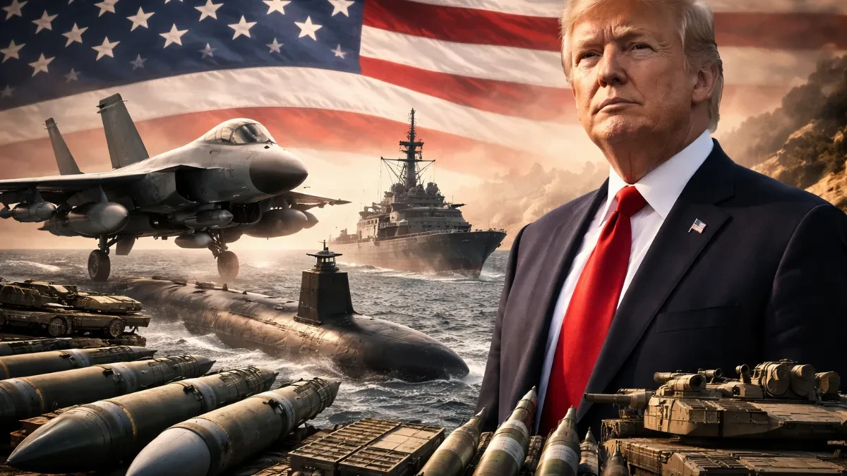 TRAMP DIŽE VOJSKU DO NEBA! Traži 1,5 biliona dolara – rakete, podmornice i „Zlatna kupola“ na stolu!