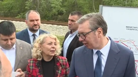VUČIĆ U TOMAŠEVCU OTVARA NOVI ŽELEZNIČKI MOST PREKO TAMIŠA "Ovo je prvi put da su naše kompanije samostalno uradile ovako veliki posao"