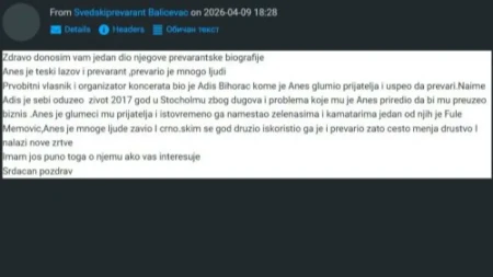 SKANDAL! Anes Balićevac iz Brodareva vara i NAROD I ŠVEDSKU DRŽAVU: Na adresu Hype redakcije stigle NOVE INFORMACIJE „Prevario je NAJBOLJEG PRIJATELJA, koji je izvršio SAMOUBISTVO zbog DUGOVA“