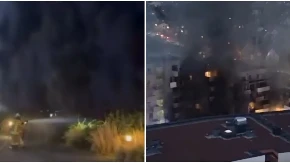 CRNI DIM KULJA IZ ZGRADE, 20 POVREĐENIH Veliki požar u Gracu (VIDEO)