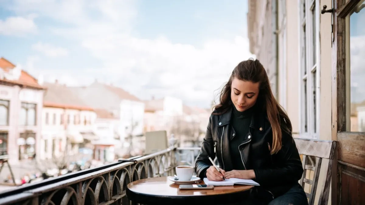 U FRANCUSKOM KAFIĆU LJUDI SEDE I PIŠU PISMA Biće isporučena u BUDUĆNOSTI  - evo na koju adresu
