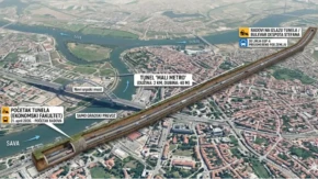 OD LEVE OBALE DUNAVA, VIŠNJICE, KARABURME, MIRIJEVA DO NOVOG BEOGRADA I ZEMUNA ZA SAMO PAR MINUTA Evo kuda će ići podzemni tunel koji će rasteretiti centar Beograda