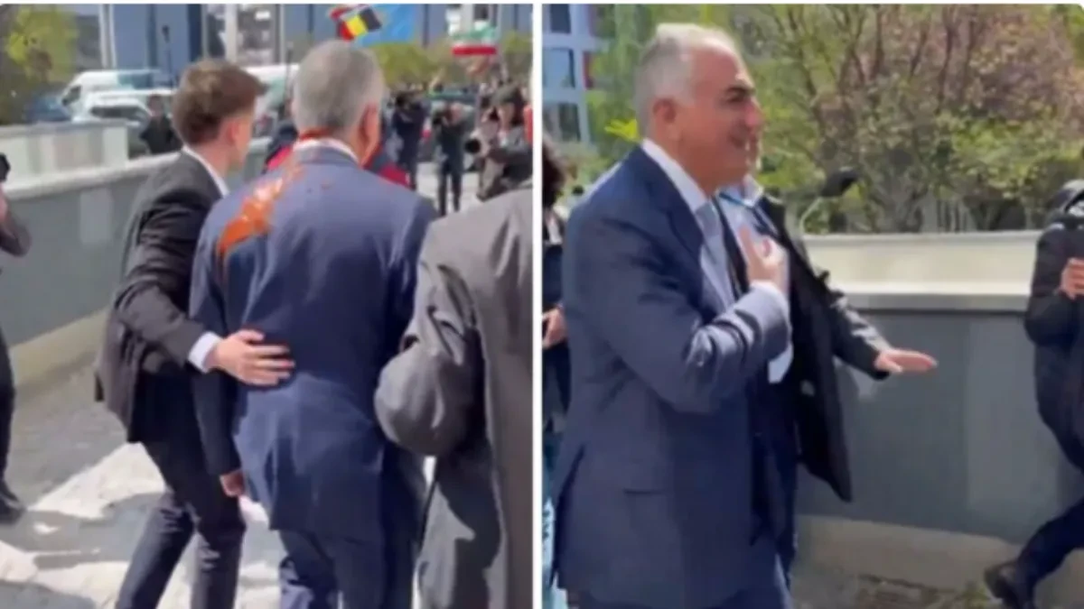 NAPAD PRED KAMERAMA! Pahlavi poliven crvenom tečnošću u Berlinu! (VIDEO)
