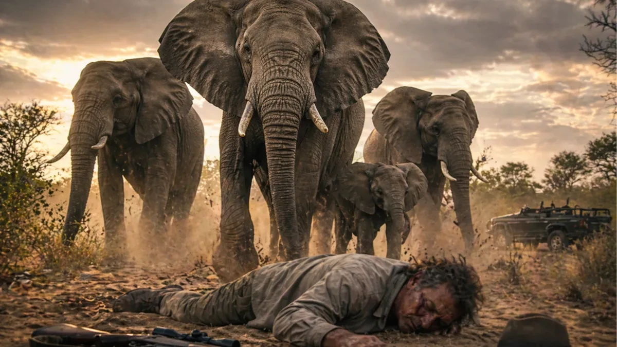 LOV SE PRETVORIO U KLANJE – Slonovi pregazili POZNATOG MILIONERA kao da ne postoji! (FOTO)