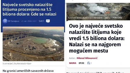 BLOKADERSKA BANDA! Uništili najveću razvojnu šansu Srbije, ali im valja eksploatacija litijuma po svetu