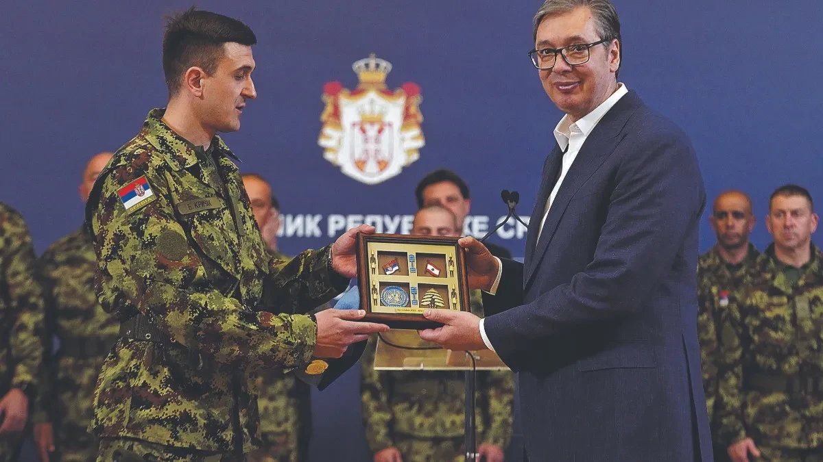 Srpski vojnici pokazali kako se brani mir: Vučić primio pripadnike jedinice koja se vratila sa misije u Libanu