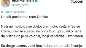 "PREVIŠE SUJETE" Blokaderski advokat očajan: Ni oko čega ne možemo da se dogovorimo