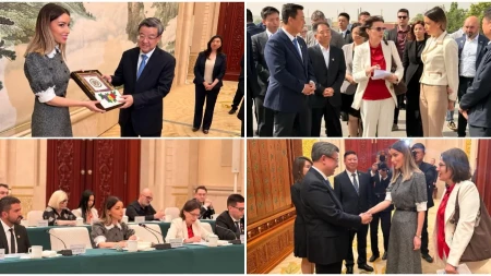 MINISTARKA MESAROVIĆ SVEČANO DOČEKANA U PROVINCIJI HEBEJ Predstavljeni "Simpo" i "Jumko", upućen poziv za investiranje (FOTO)