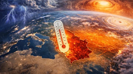 STIŽE SUPER EL NINJO – PRAVI ATMOSFERSKI MONSTRUM! Srbija pred paklenim letom: 42 stepena, oluje i potopi – AVGUST ĆE BITI NAJGORI