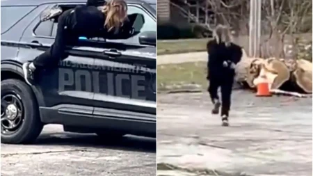 DRSKI BEG IZ POLICIJSKOG AUTA! Žena se izmigoljila kroz prozor, nisu je NI VIDELI!