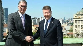 Vučić sa Okamurom: Predsednik izrazio posebnu zahvalnost na razumevanju situacije na KiM