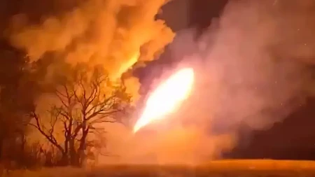 "Uragan" razorio položaje ukrajinskih oružanih snaga u Zaporoškoj oblasti