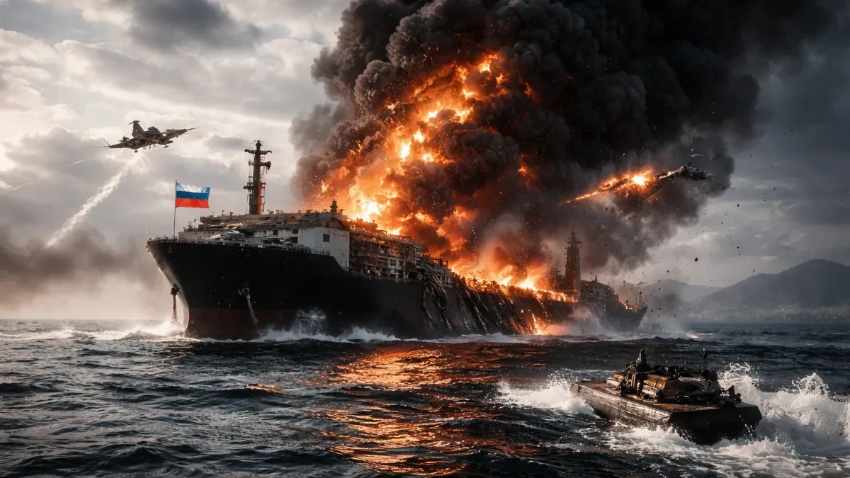 UDAR IZ SENKE! Tanker u plamenu kod Libije – optužbe direktno na Kijev, Mediteran više nije bezbedan!