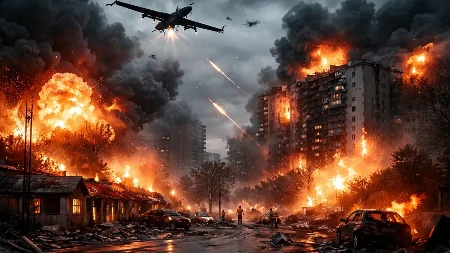 BIJU RAKETNE SNAGE I ARTILJERIJA, STIGLA JE I PODRŠKA AVIJACIJE... Pakao se sručio na ovu metu u Ukrajini