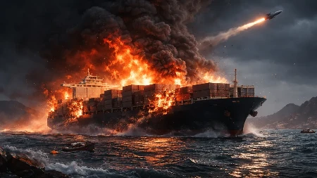 POTONUO BROD U AZOVSKOM MORU, POGODIO GA DRON Guverner javlja o smrtnom slučaju, ruska služba rekla da ima više!