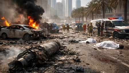 GORI ABU DABI! Ostaci oborenog drona napravili haos, izbilo više požara 