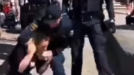 HOROR U SLOVENIJI! Jezivo nasilje vlasti nad mladom ženom! Šta čeka Brisel?! (VIDEO)