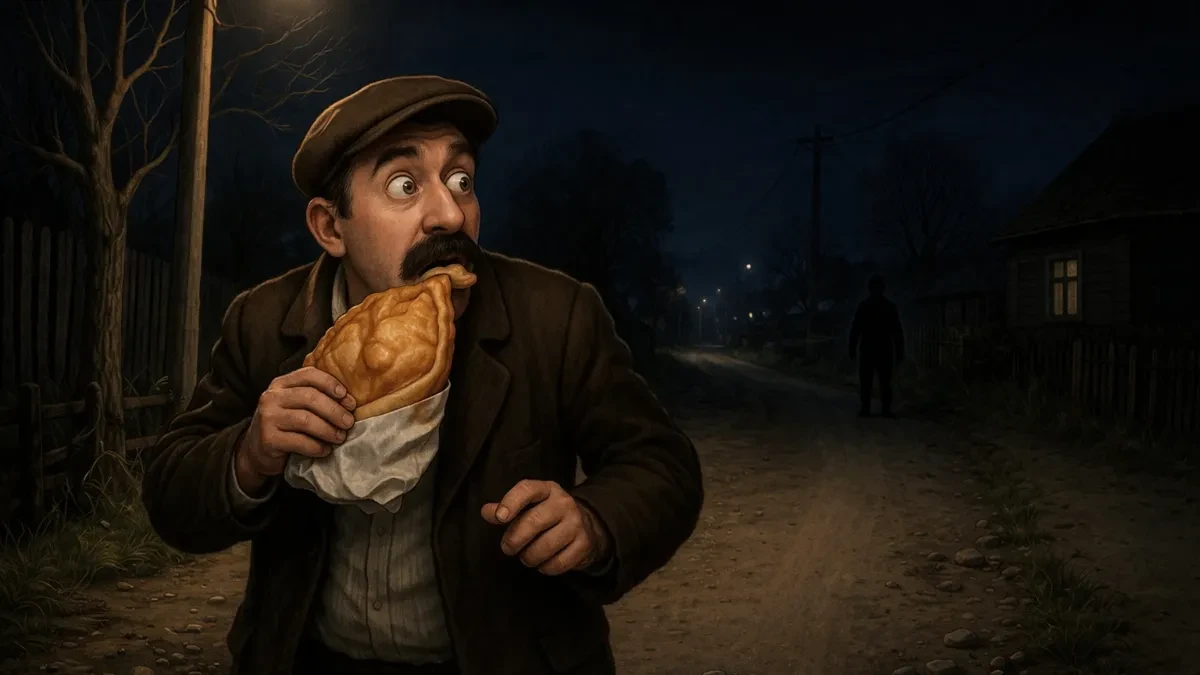 VIC DANA Ide Mujo noću putem i jede burek...