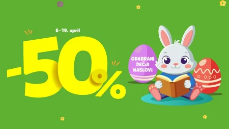Velika uskršnja akcija koja se ne propušta: više od 100 dečjih knjiga uz 50% popusta