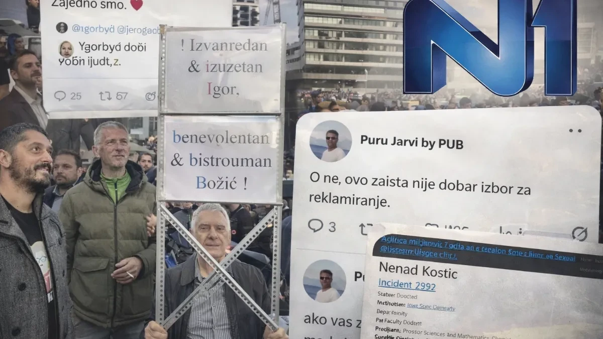 N1 SE HVALI PODRŠKOM PREDATORA I MANIJAKA! Izgleda da im baš fali ljudi koji ih podržavaju...