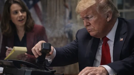 TRAMP PUKAO PRED NOVINARKOM! Pitanja o Libanu ga izbacila iz takta – intervju brutalno prekinut!