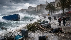 STIŽE JAKA BURA Olujni udari, na snazi UPOZORENJE NA OPASNOST