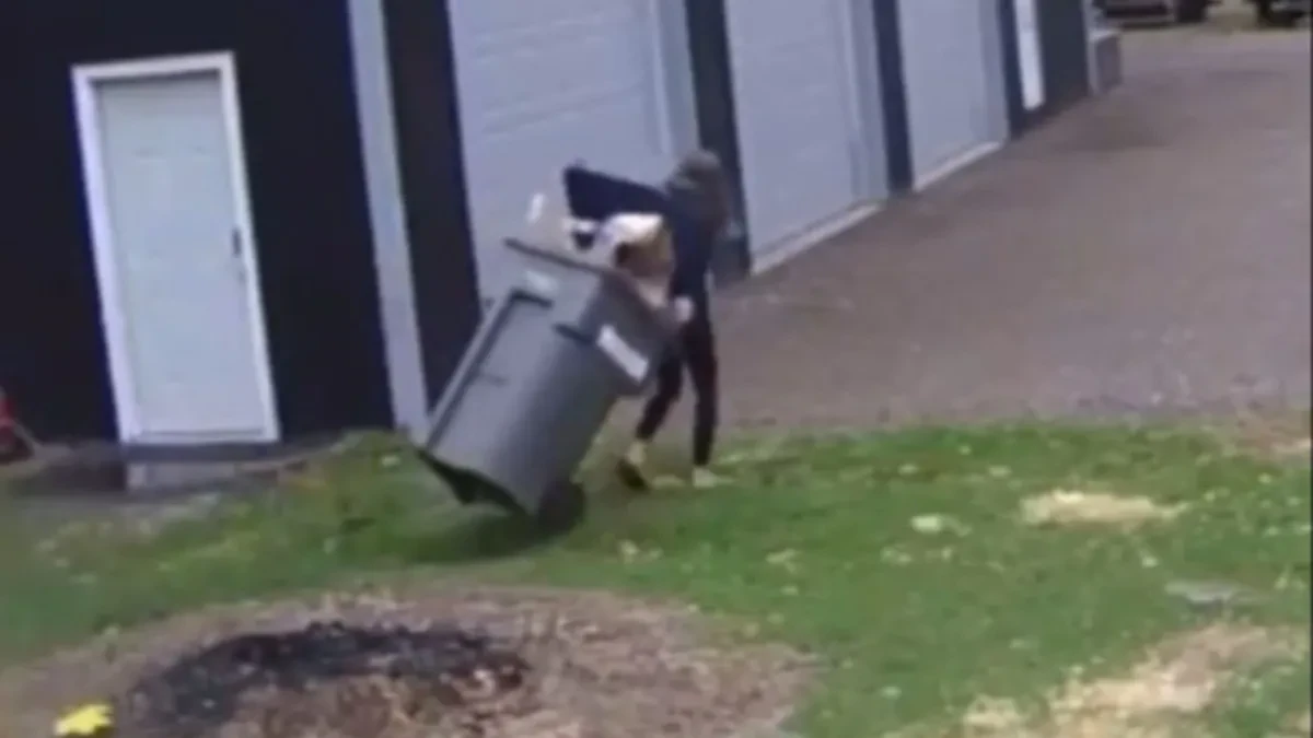 Krenula da izbaci smeće, pa doživela totalni haos: Njena borba je postala viralni hit! (Video)