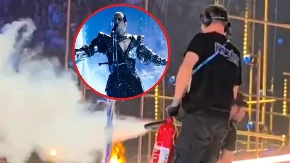 Haos u Beču nakon nastupa Lavine: Radnici hitno utrčali na binu da gase požar! (VIDEO)