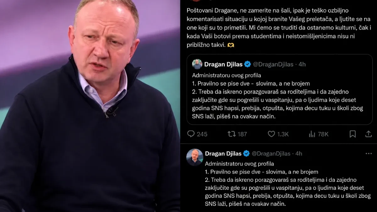 Totalni raspad opozicije: Đilas brutalno udario na blokadere, usledio žestok odgovor 