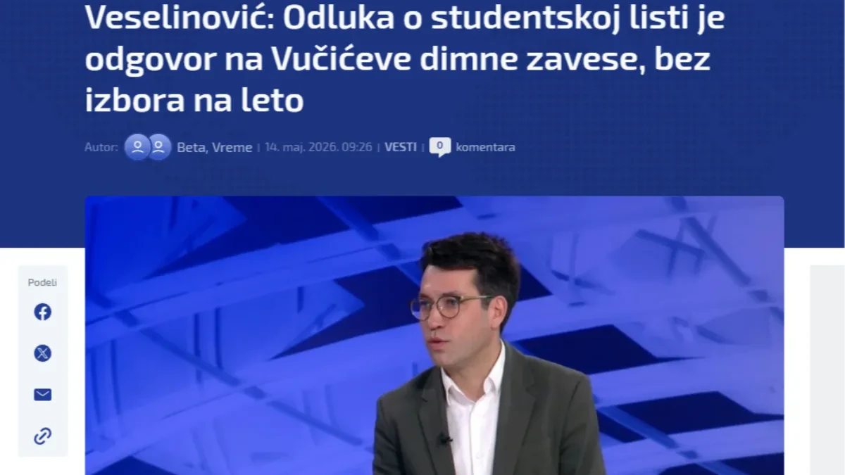 Blokaderske perverzije: Veselinović i ZLF pokušavaju da izrade plenumaše