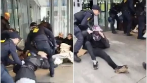 Tukli pendrecima i puštali pse: Brutalna akcija danske policije protiv blokadera (video)