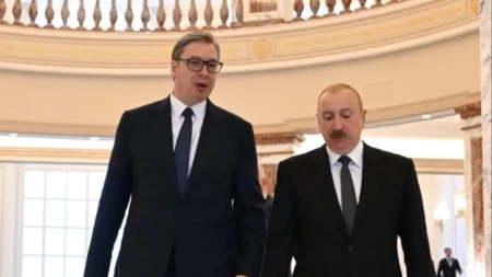 Alijev nakon sastanka sa Vučićem: "Politički odnosi dve zemlje na vioskom nivou"